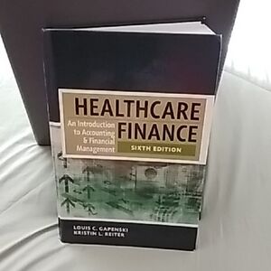 Healthcare Finance Textbook - Black and White Cover